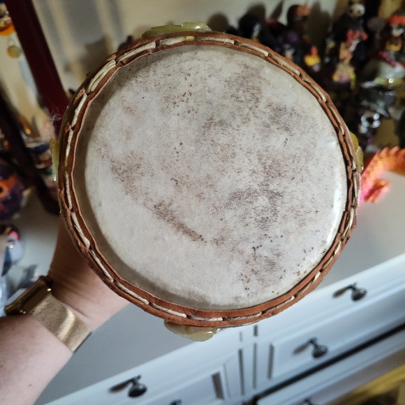 Handcrafted Drum with Black Accents - Picture 6 of 12